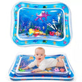 Inflatable Baby Water Play Mat – Ocean Theme Sensory Tummy Time Activity Center for Infants